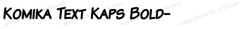 Komika Text Kaps Bold字体转换